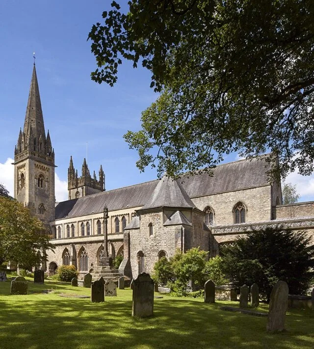 Exterior of Llandaff Cathedral in Cardiff